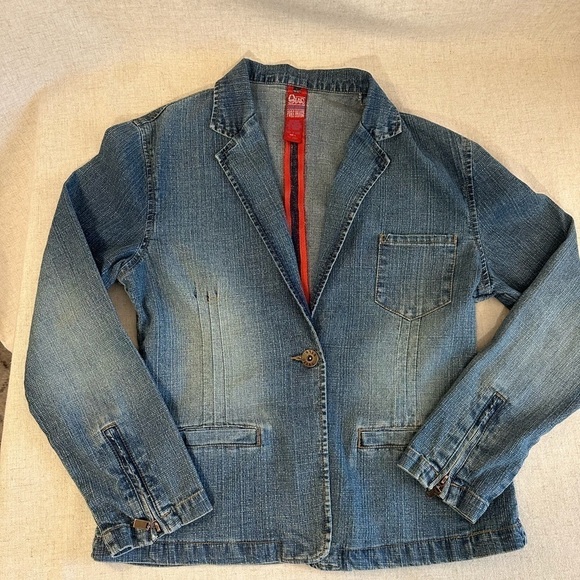 STAR Denim Pure Indigo Jacket Size Large - Picture 3 of 12